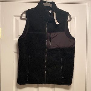 Brand New Weiv Black, Fleece Vest…size S